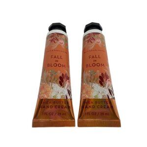 Bath & Body Works Fall In Bloom Shea Butter Travel Size Hand Cream 1oz x 2 Pack